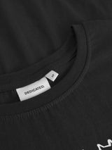 T-Shirt Visby Cat Crow schwarz | Dedicated