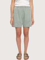 Shorts Genderless Natural Dye Eucalyptus | Mazine