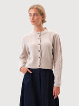 Strickjacke Coralie Elfenbein | Feli und Hans