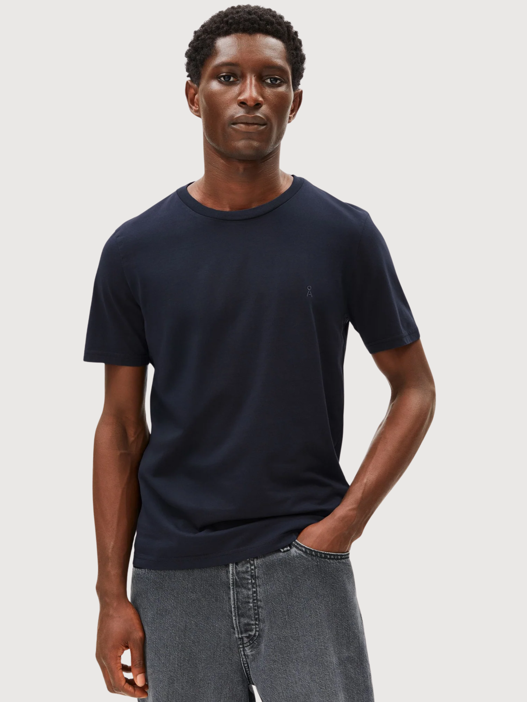 T-shirt Jaames Notte Cielo Uomo Cotone | Armedangels