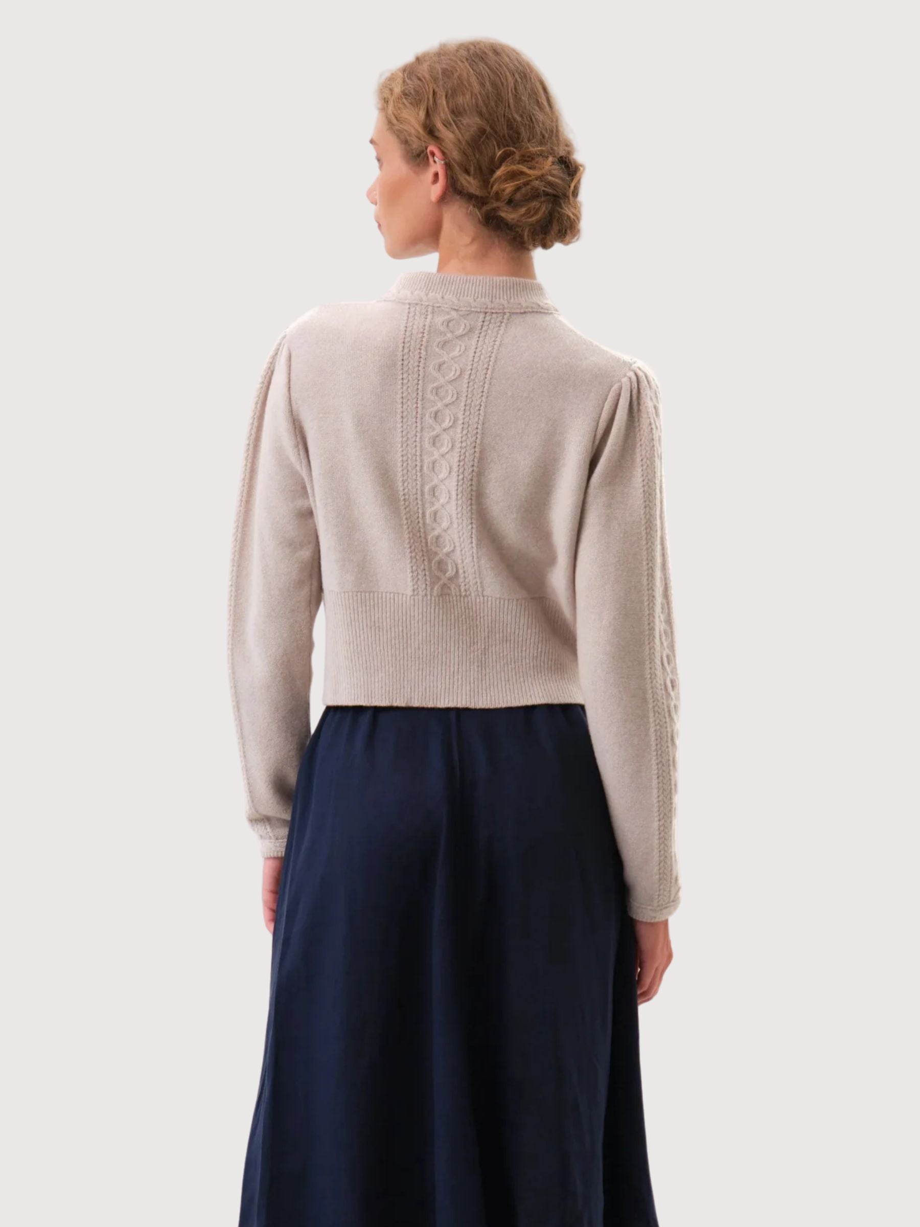 Cardigan Coralie Ivory | Feli und Hans