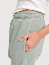Shorts Genderless Natural Dye Eucalyptus | Mazine