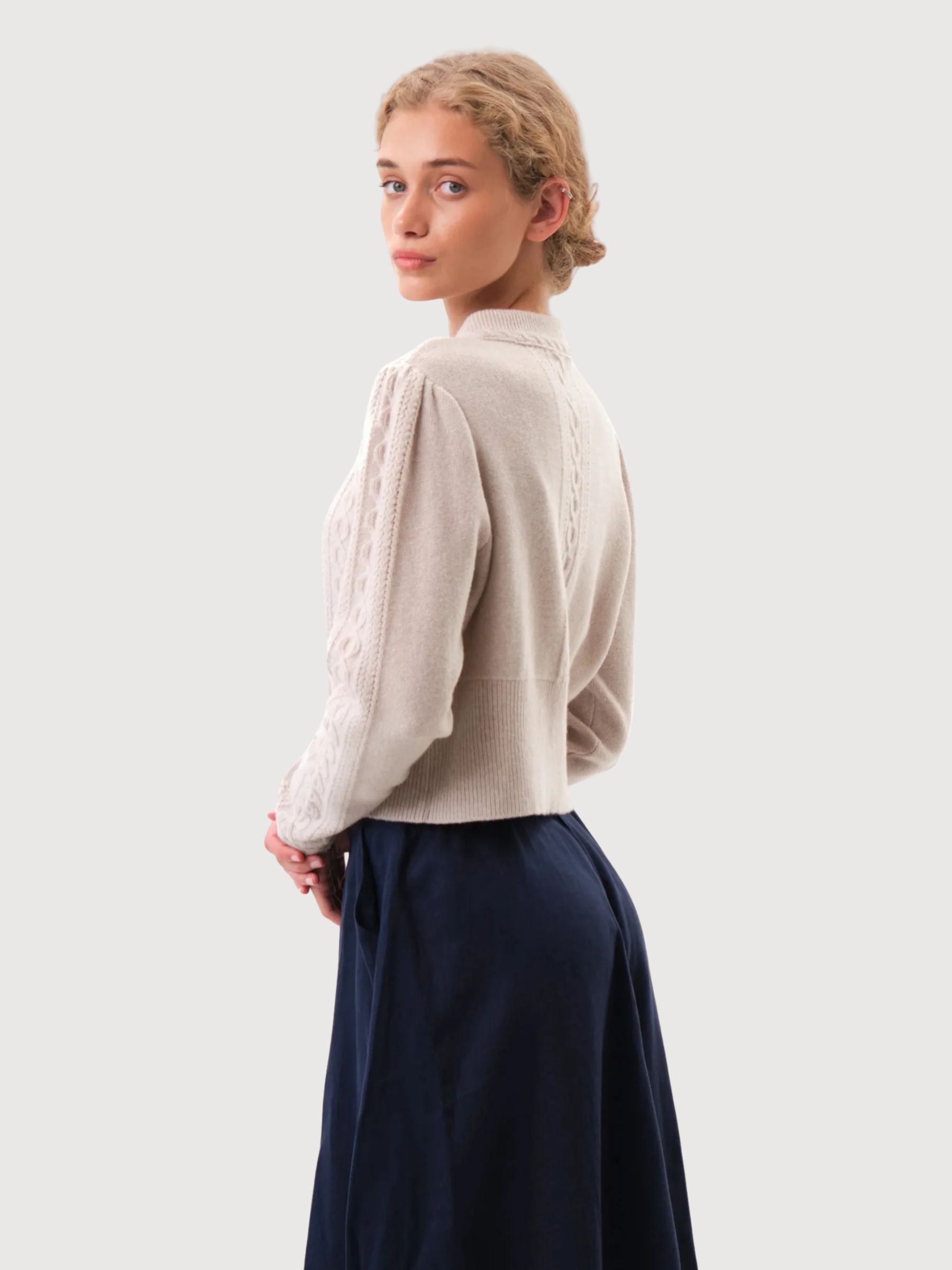 Cardigan Coralie Ivory | Feli und Hans