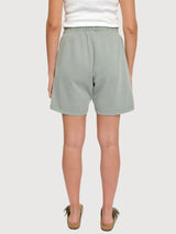Shorts Genderless Natural Dye Eucalyptus | Mazine