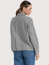Jacke Stiby Work Stripe Blue | Dedicated
