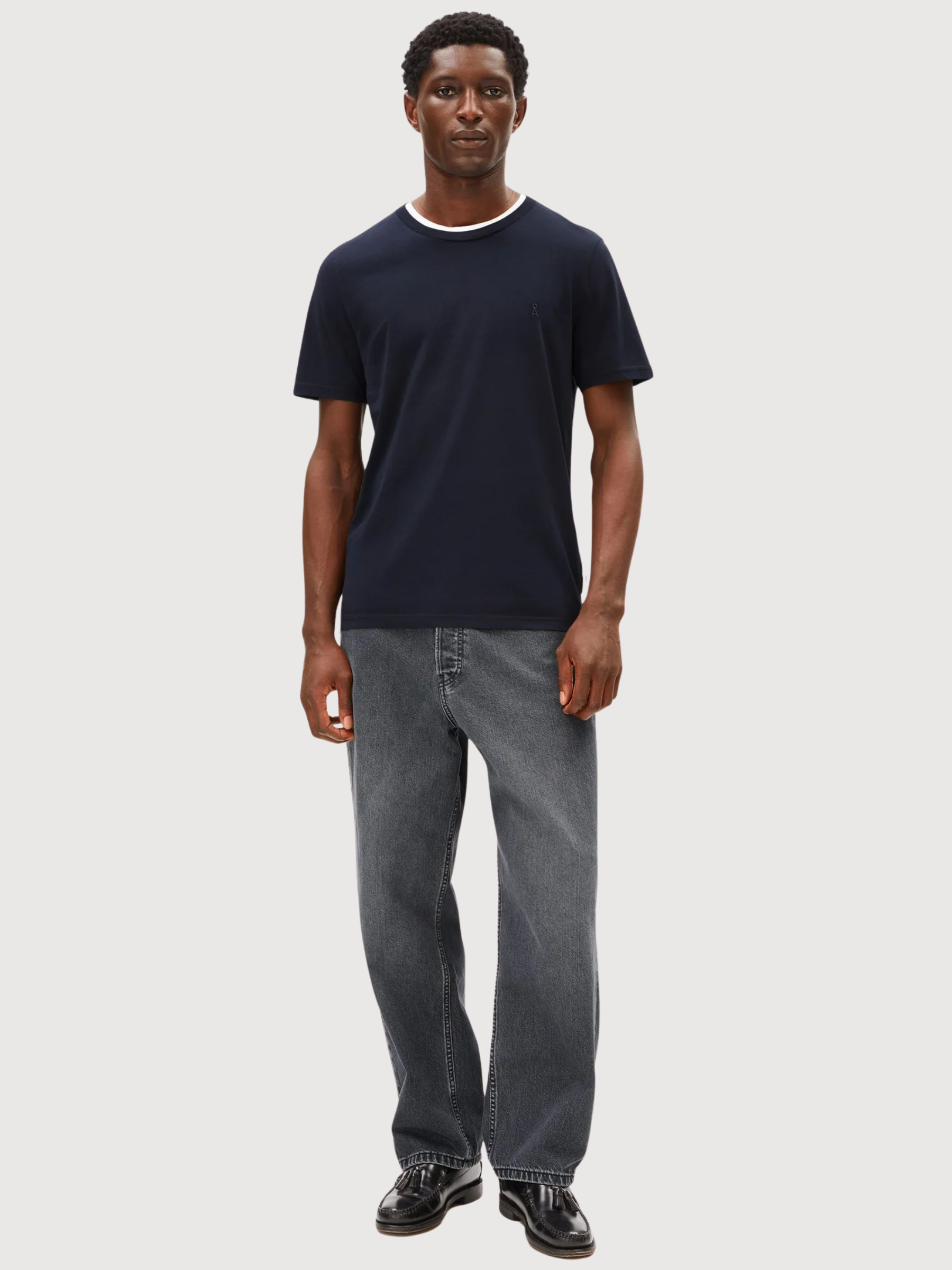 T-shirt Jaames Notte Cielo Uomo Cotone | Armedangels