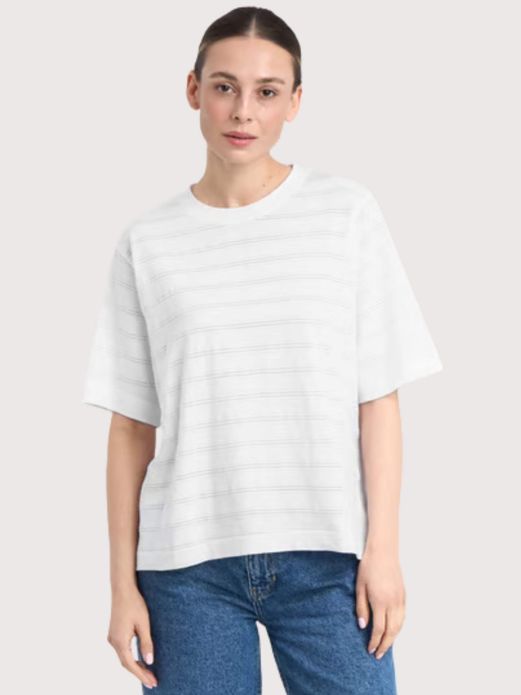 T-shirt Vadstena Lace White Woman | Dedicated