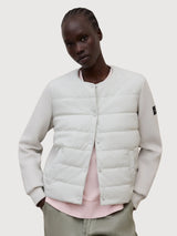 Jacket Ayla Hybrid Woman Ash | Ecoalf