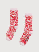Socken Leopard Pink Mist | Armedangels
