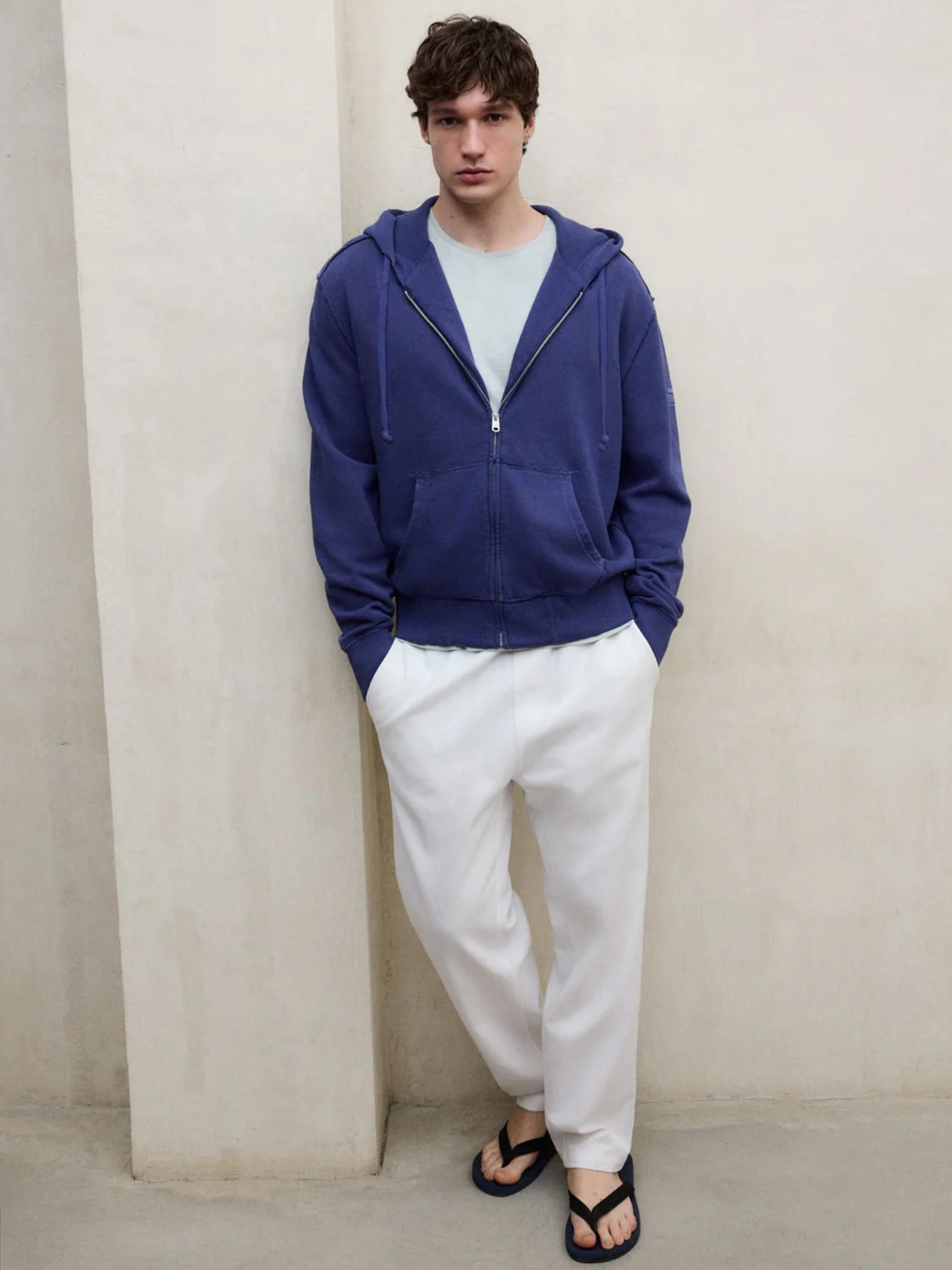 RENA FELPA UOMO Blu Indigo | Ecoalf