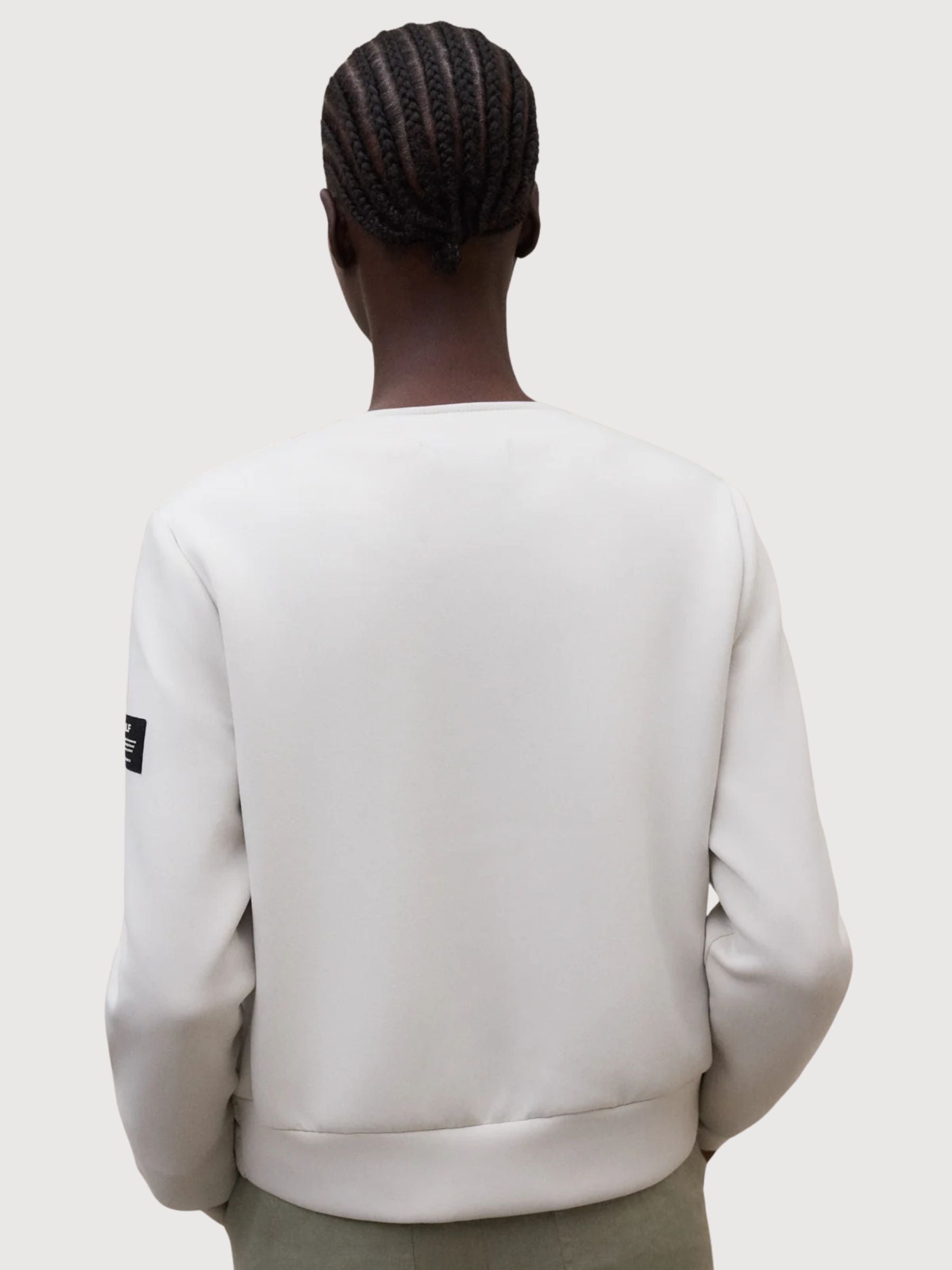 Jacket Ayla Hybrid Woman Ash | Ecoalf