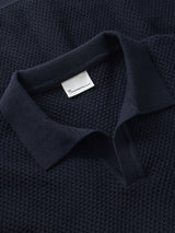 Polo in maglia di cotone biologico Night Sky | Knowledge Cotton Apparel