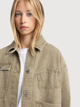 Jacke Ingrid Damen Retro Beige | Kings Of Indigo