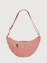 Bag Andrea Rayures Rouge | Hindbag