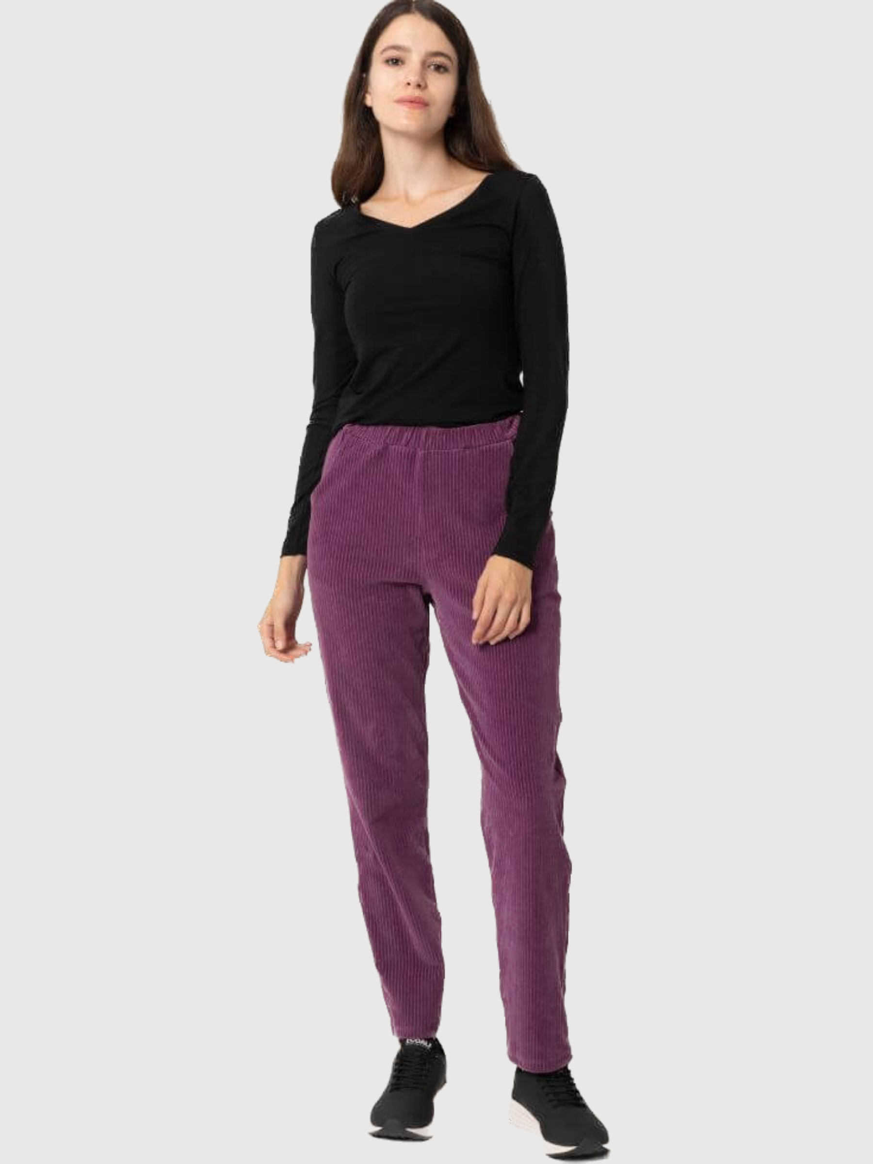 Kali Trousers Corderoi  Viola | Cora Happywear