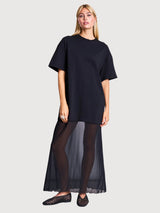 Jersey Dress Lacerta Black | Jan N June
