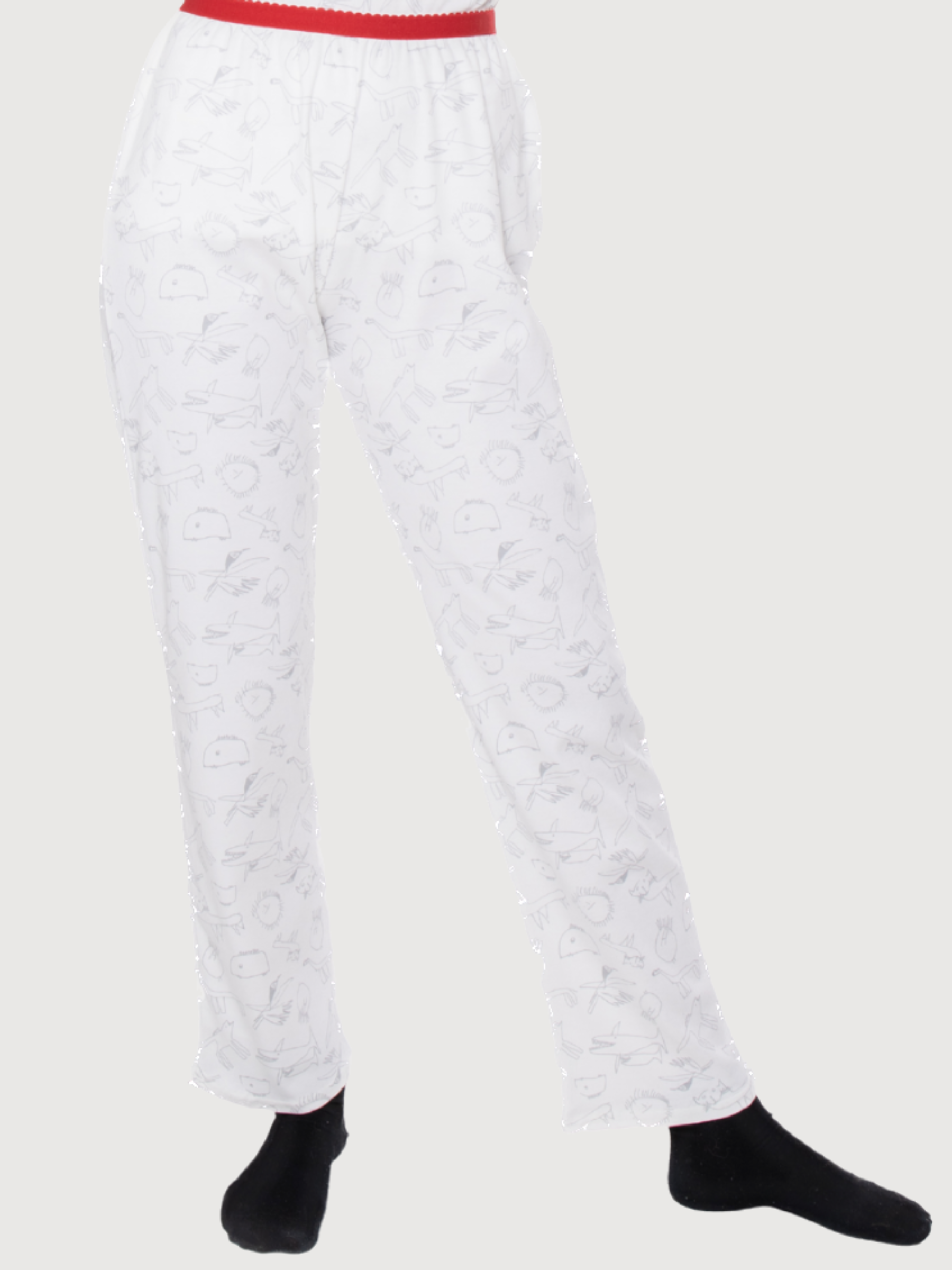 Chris Pijama Weiss Damen | Cora Happywear