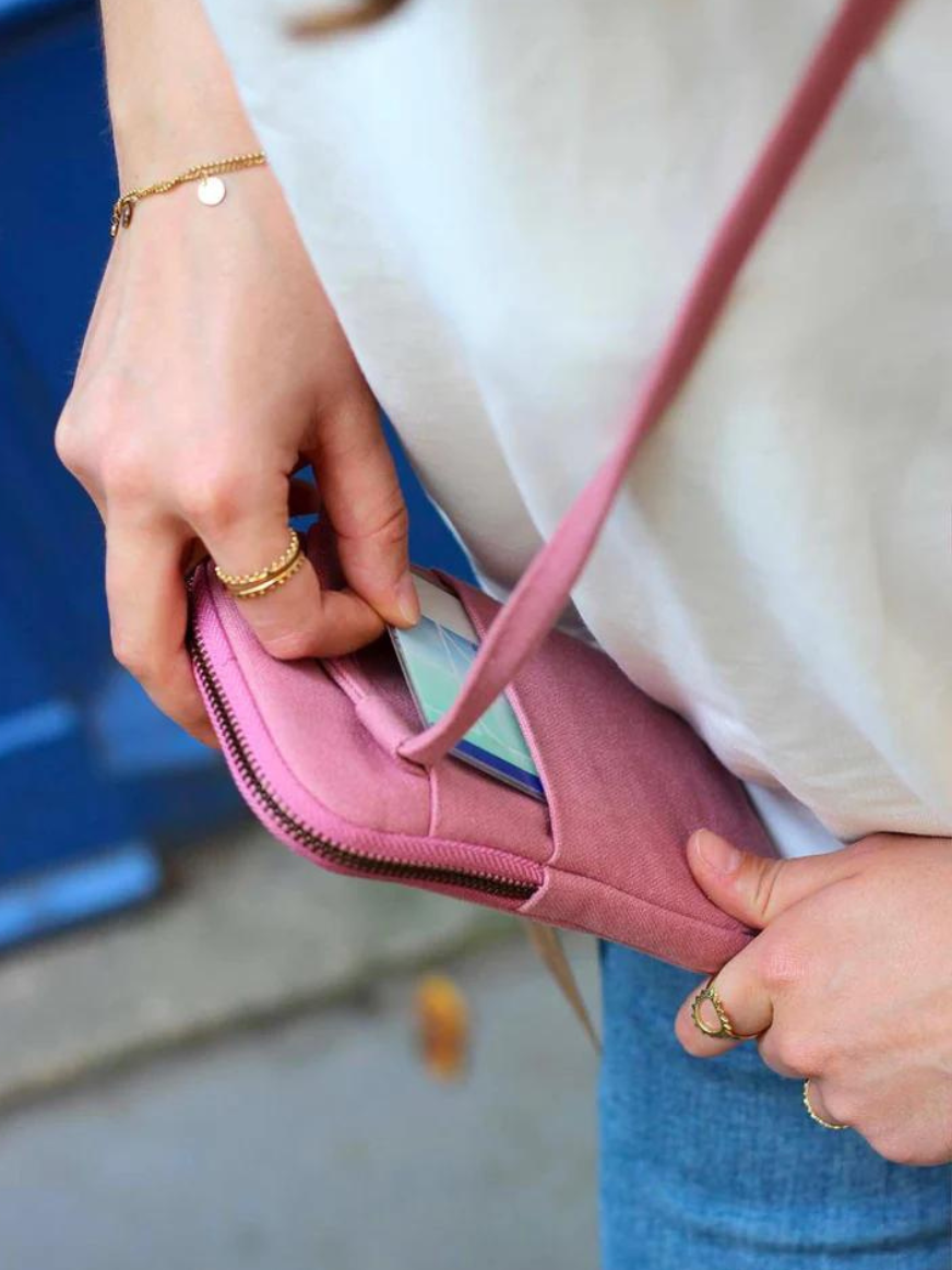 Rechnung Pochette Telefon Rose Erröten | Hindbag