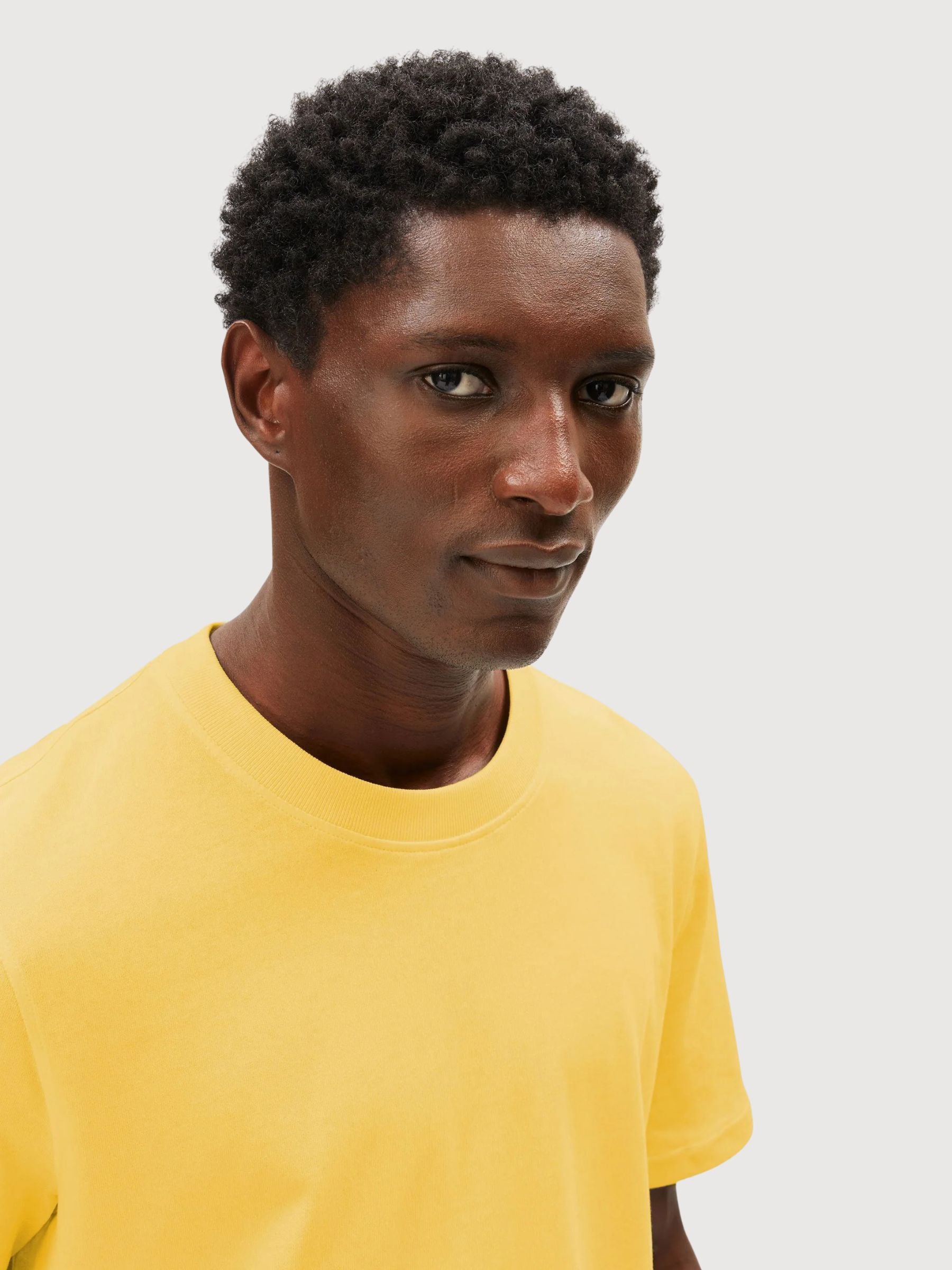 Mid Weight T-Shirt Maarkos Sunflower | Armedangels