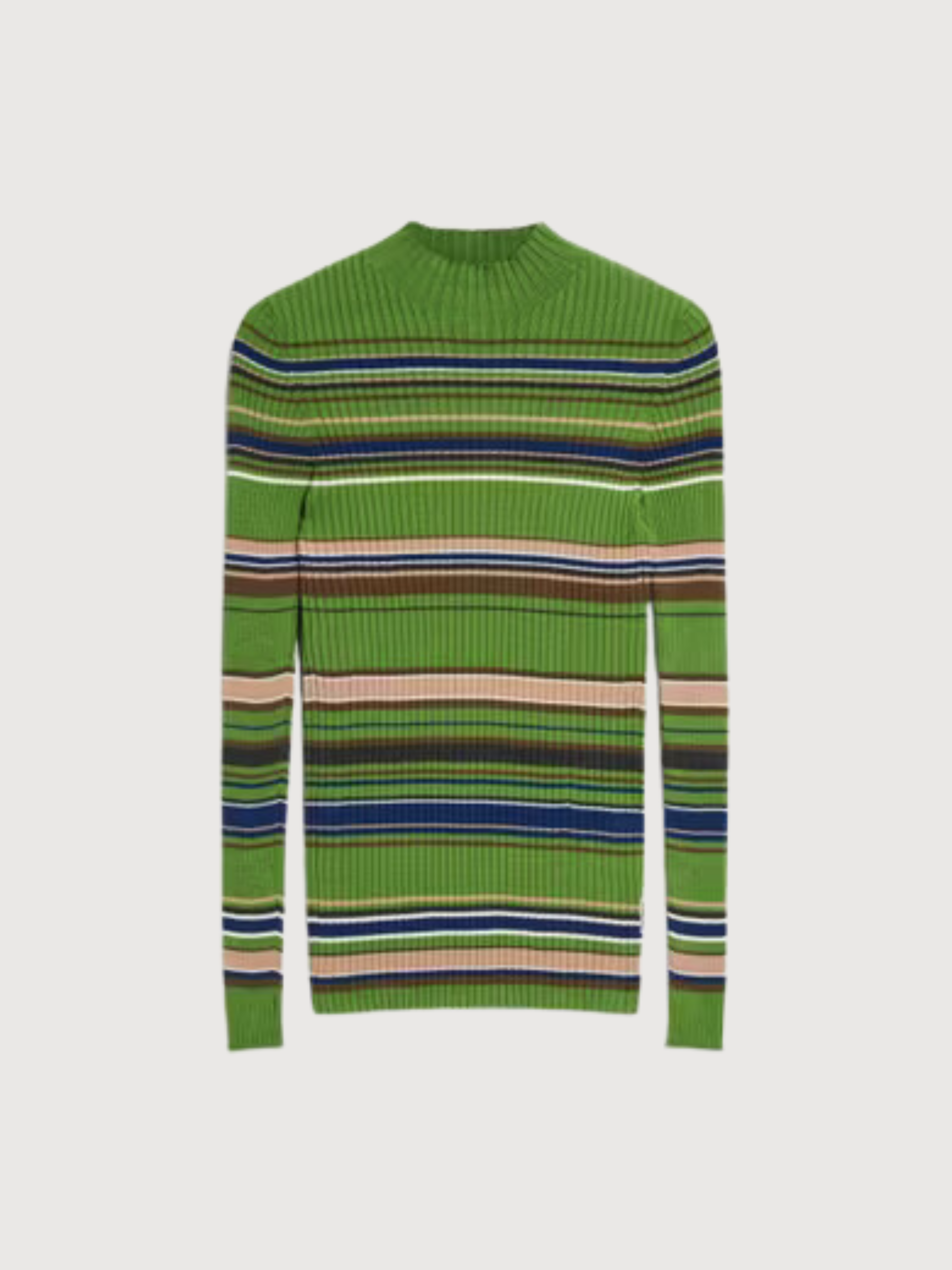 Alaania New Stripes Ivy Green Longsleeve | Armedangels