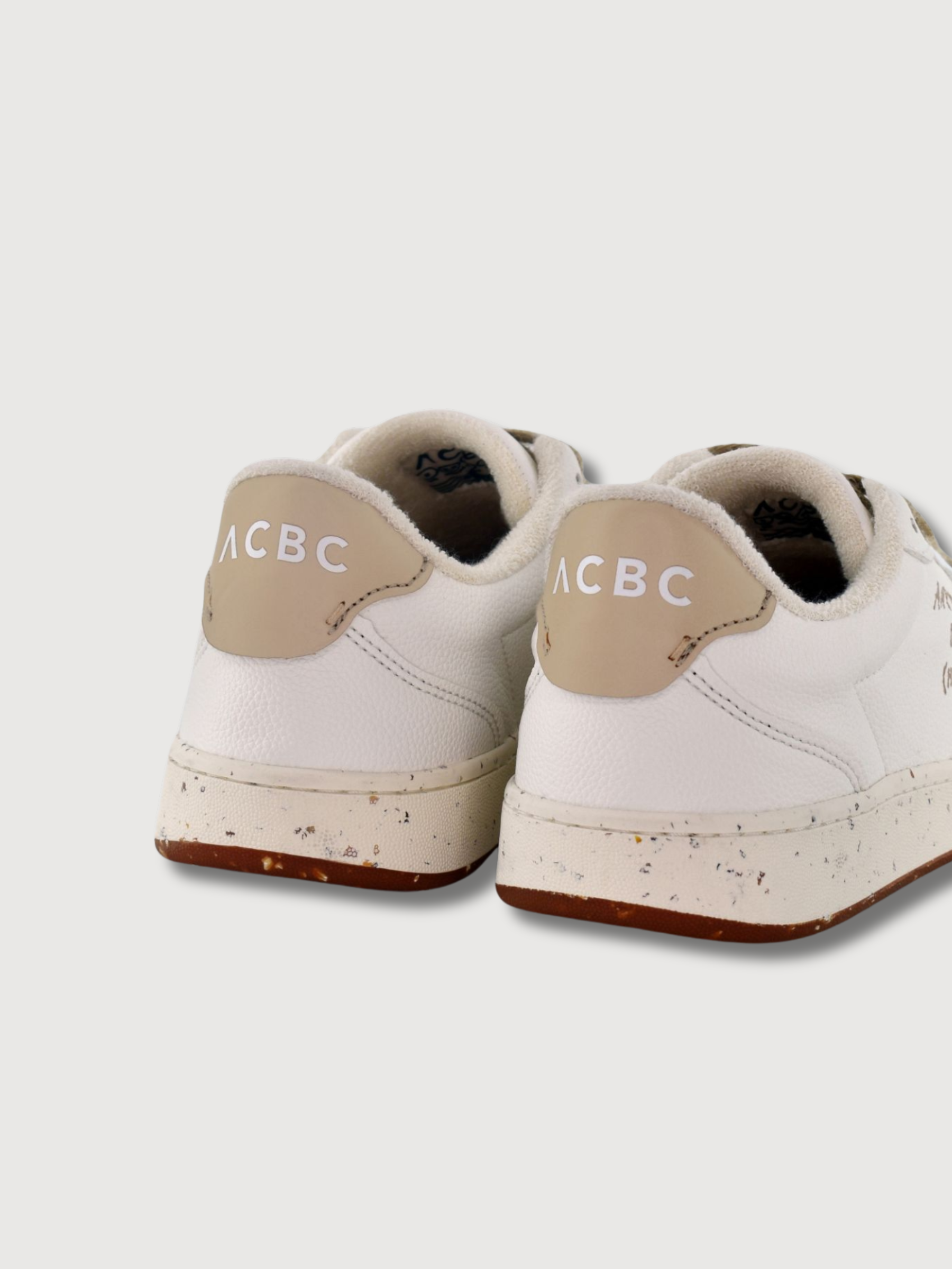 Sneaker Evergreen Weiß/Creme | ACBC