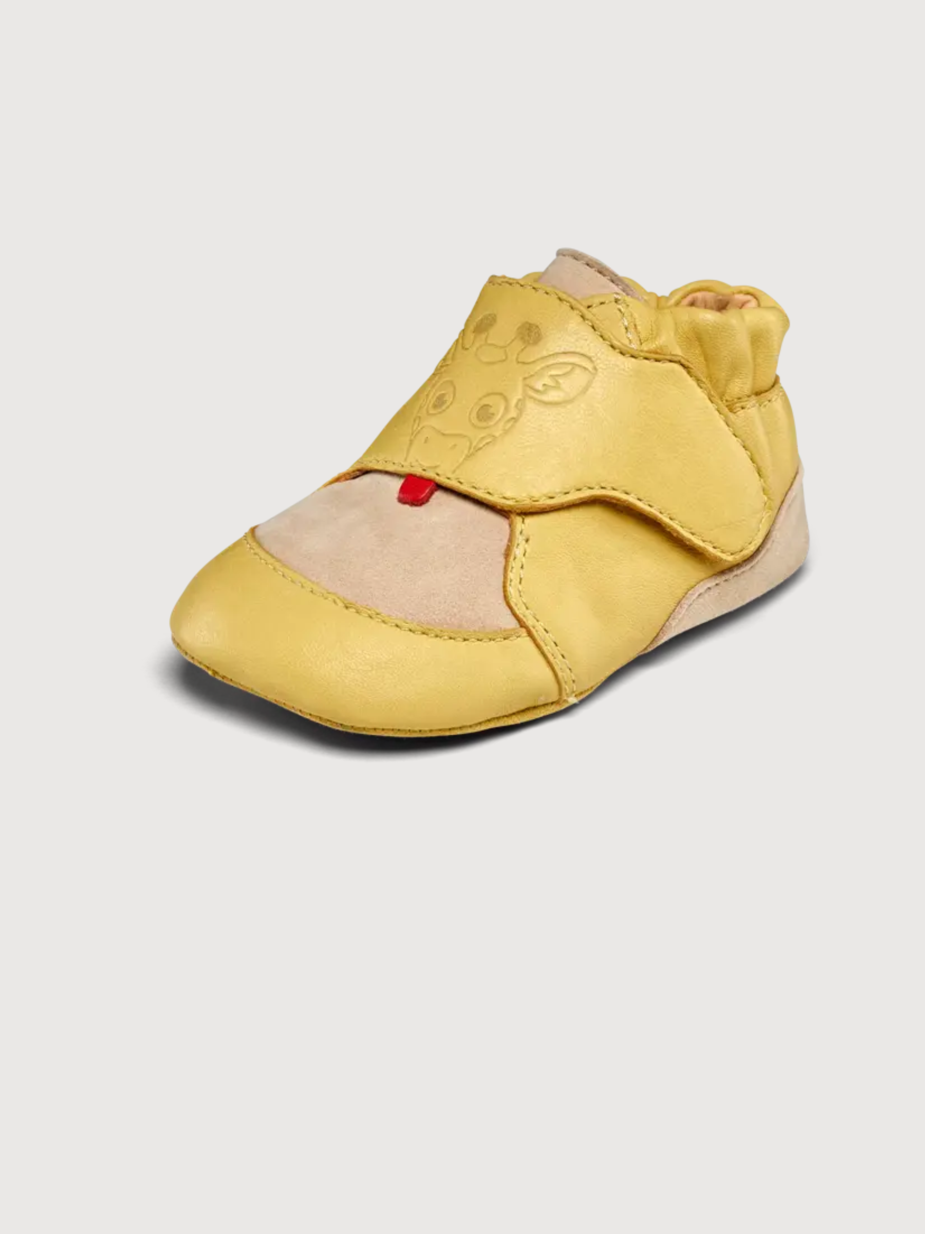 Shoes Crawly Yellow Leather Giraffe | Affenzahn