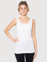 Lucilla Top White Woman Tencel | Cora Happywear