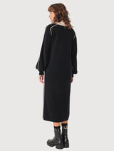 Dress Larraitz-Gots Cotton Black | Skfk