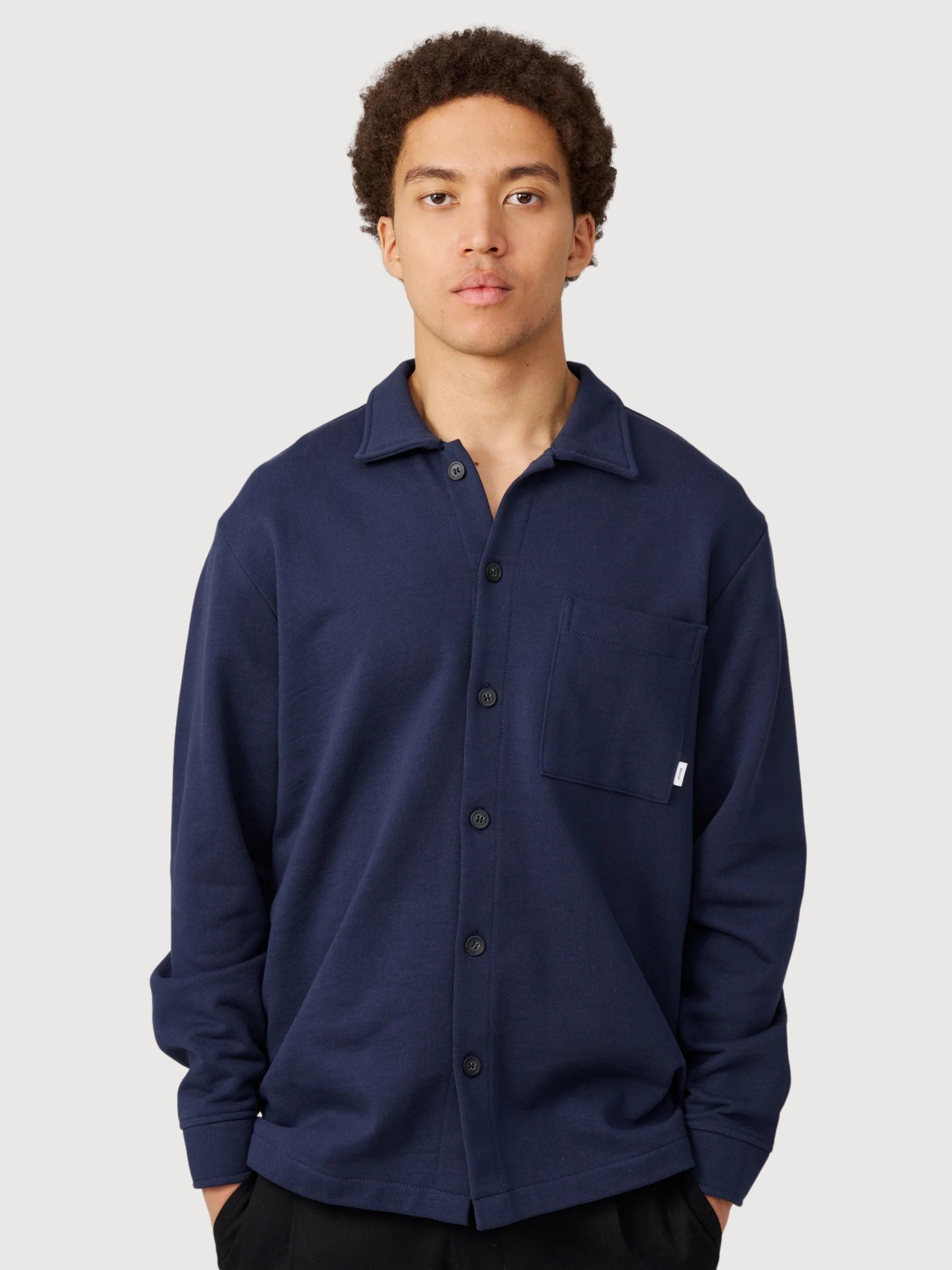 Process Overshirt Dunkelblau | Makia