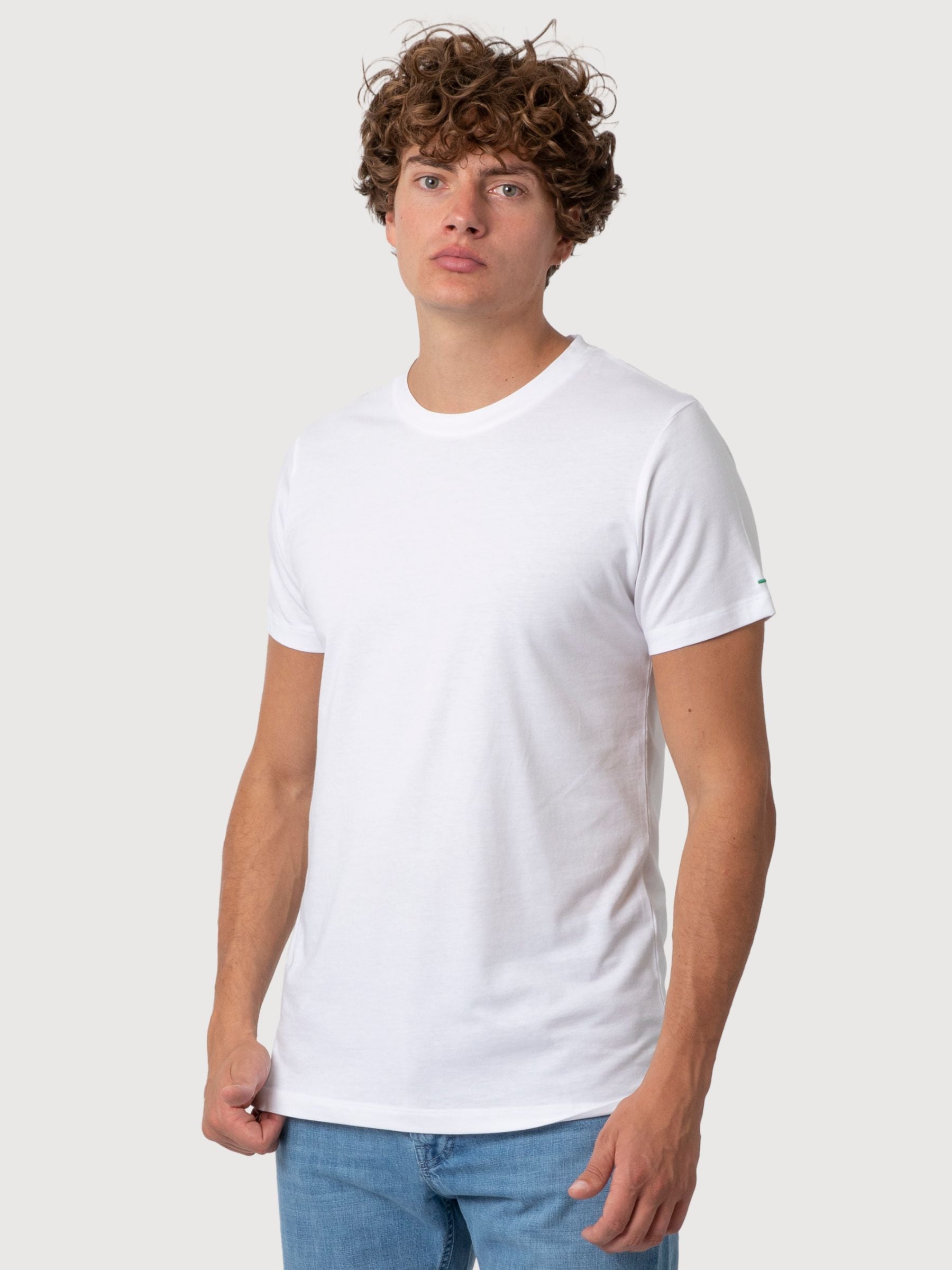 Daniel Basic T-Shirt White Man | Re-Bello