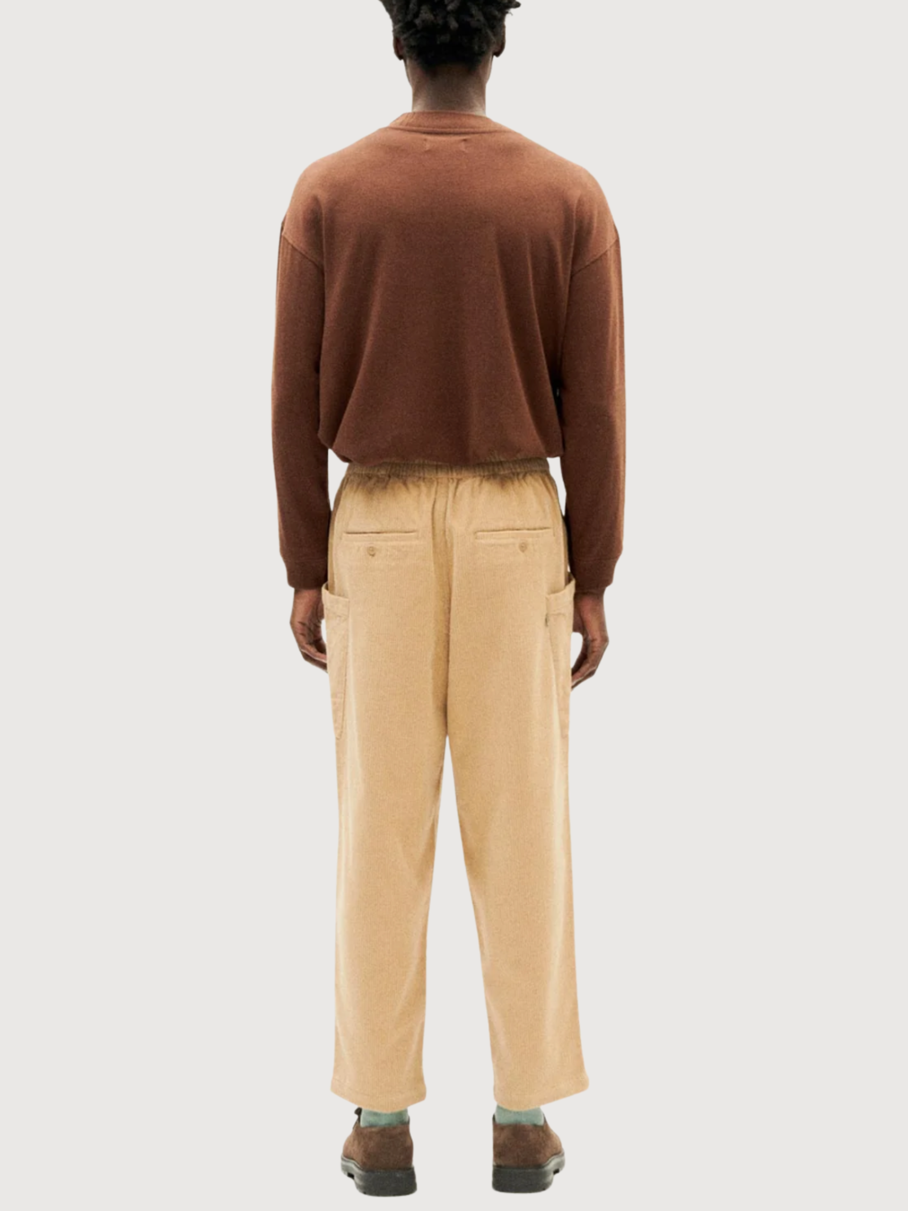 Pantalone Max Marrone unisex Cotone | Thinking Mu