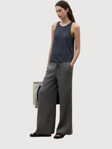 Trousers Mosa Black in Linen | Ecoalf