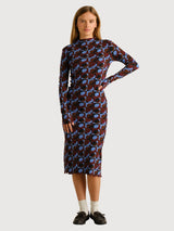 Lofta Retro Geo Rib Dress | DEDICATED