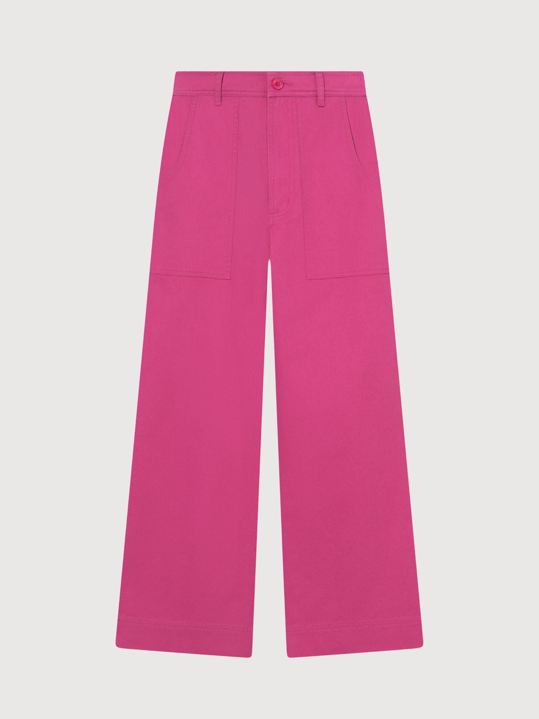 Workwear Pants Vara Violet Pink Woman | Dedicated