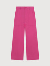Workwear Pants Vara Violet Pink Woman | Dedicated