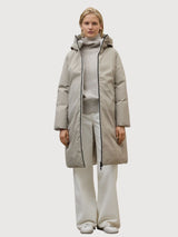 Baru reversible jacket woman dark sand | ECOALF