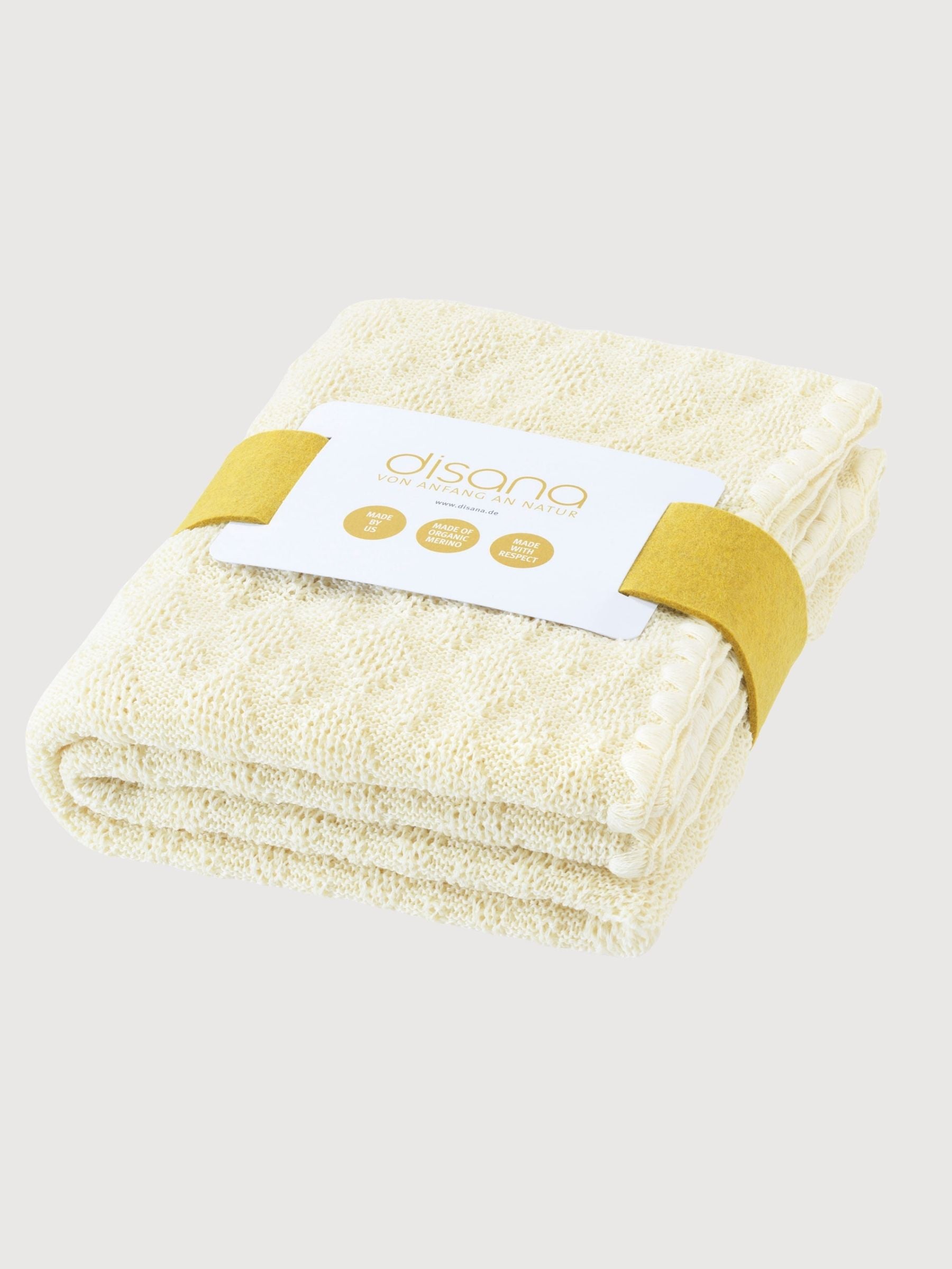 Blanket Wool Beige Baby | Disana