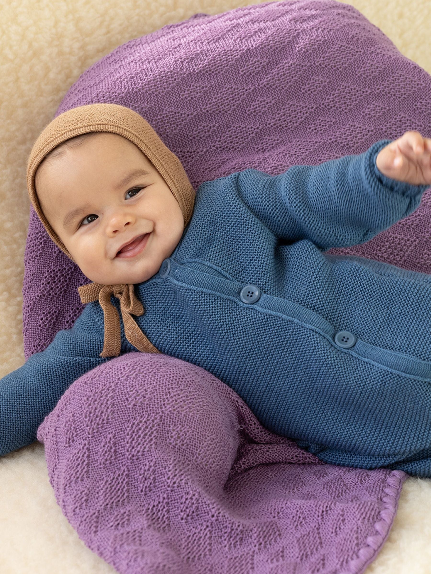 Blanket Wool Beige Baby | Disana