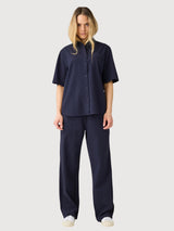 Pantalone in Seersucker di Cotone Organico POSEY | Knowledge Cotton Apparel
