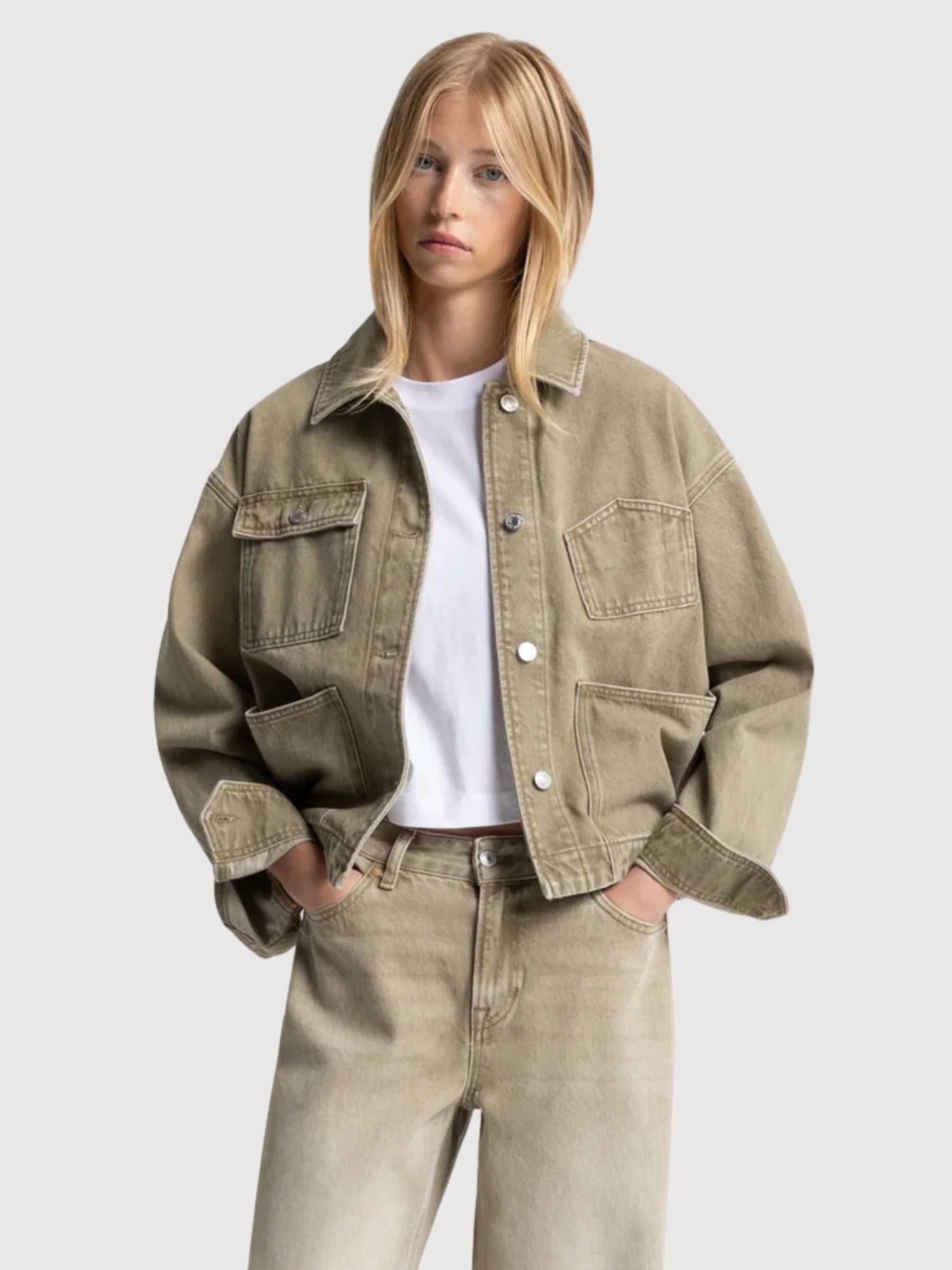 Giacca Ingrid Donna Retro Beige | Kings Of Indigo