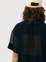 Shirt Minab Schiffon Black Woman | Suite13lab