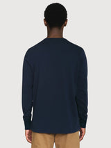 Bo Maglietta Maniche Lunghe Navy Uomo | Knowledge Cotton Apparel