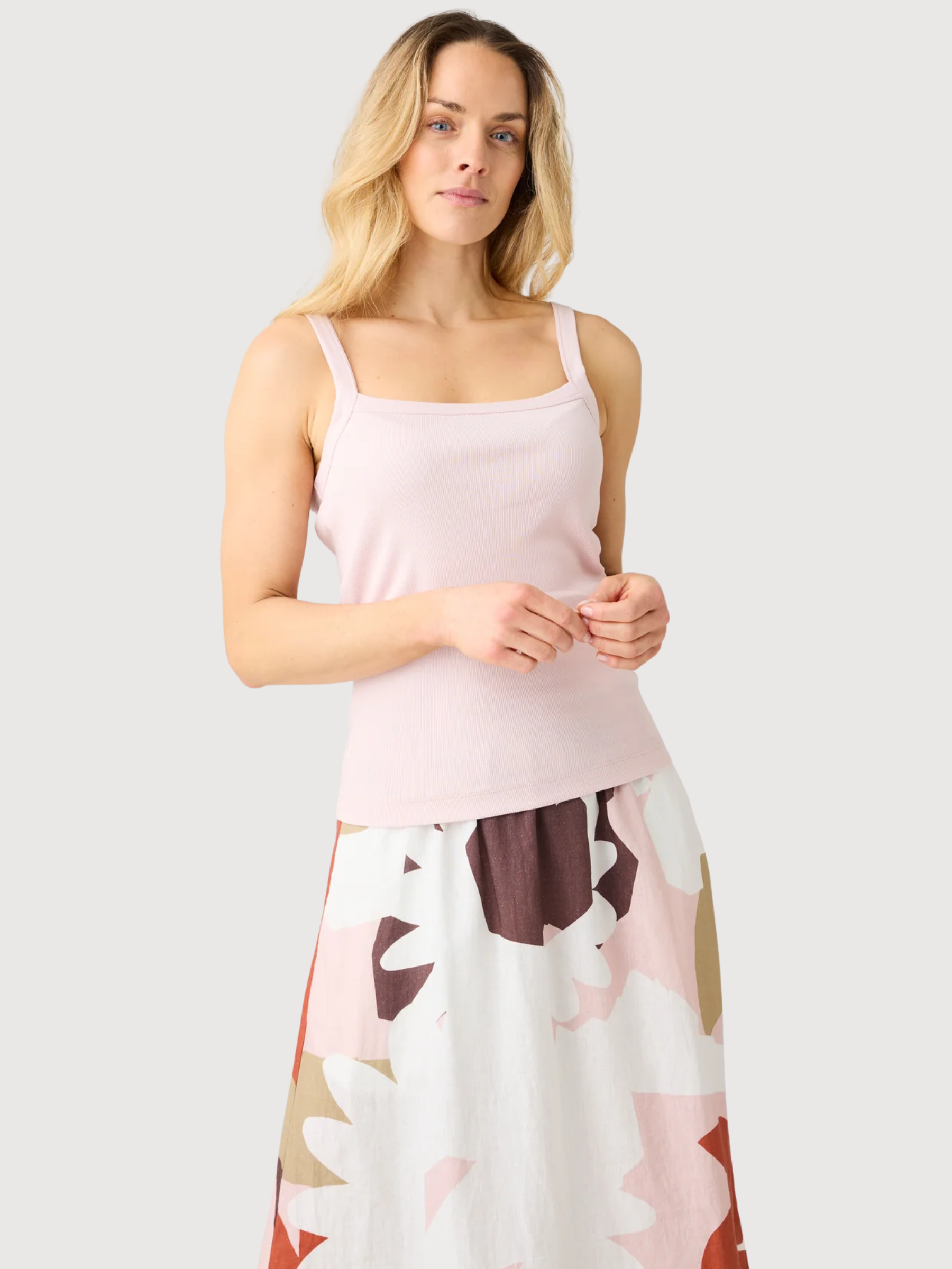 Organic Linen Printed Skirt GOTS/Vegan | Knowledge Cotton Apparel