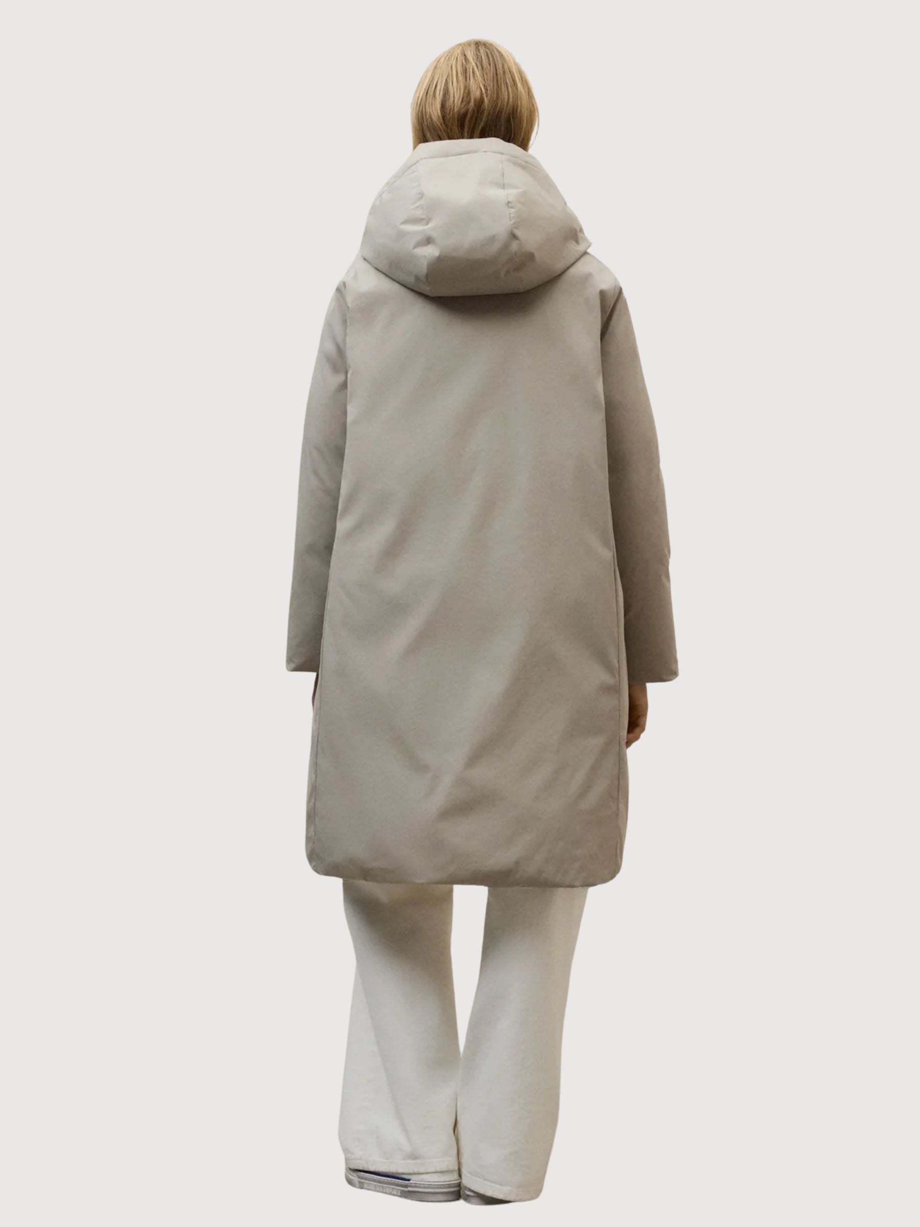 Baru reversible jacket woman dark sand | ECOALF