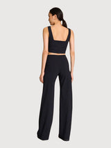 Marlene Black Woman Wide trousers | Jane N June