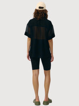 Shirt Minab Schiffon Black Woman | Suite13lab