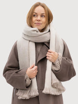 Alpaca Scarf Brushed Double Driftwood | Bufandy