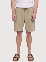 Shorts Pull-On Man LightKhaki Gots Cotton | Mazine