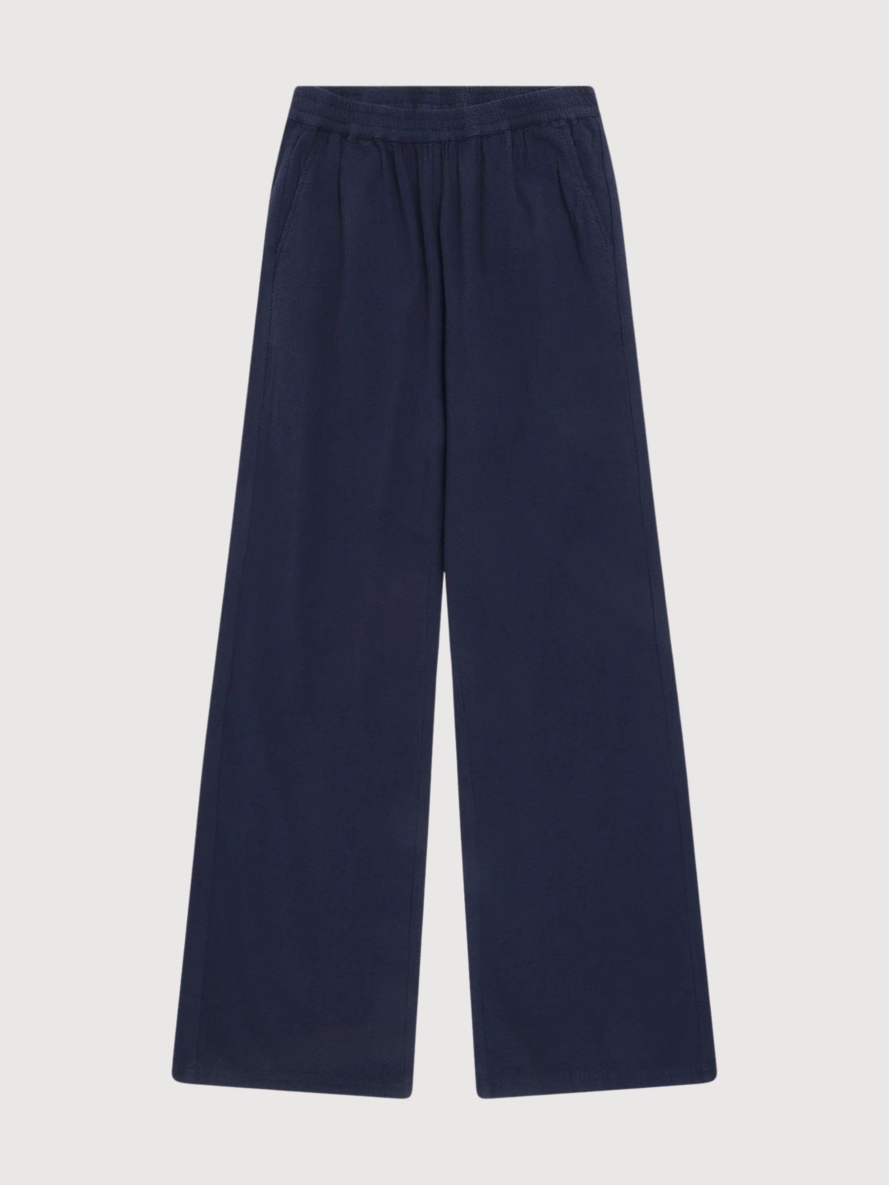 Pantalone in Seersucker di Cotone Organico POSEY | Knowledge Cotton Apparel