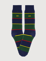 Calzino a righe Varsity in cotone GOTS | Alfredo Gonzales